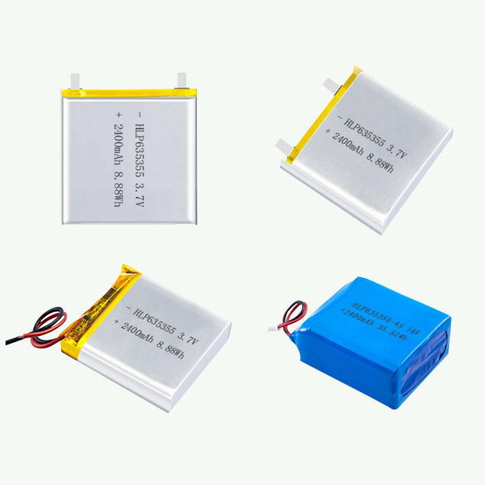 LED照明聚合物鋰電池組HLP-635355-3S